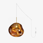 Bild in Gallery-Viewer laden, Molten PVC Organic Plug-In Pendant Light