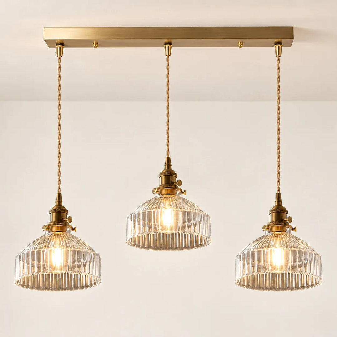 Colored Glass Pendant Light