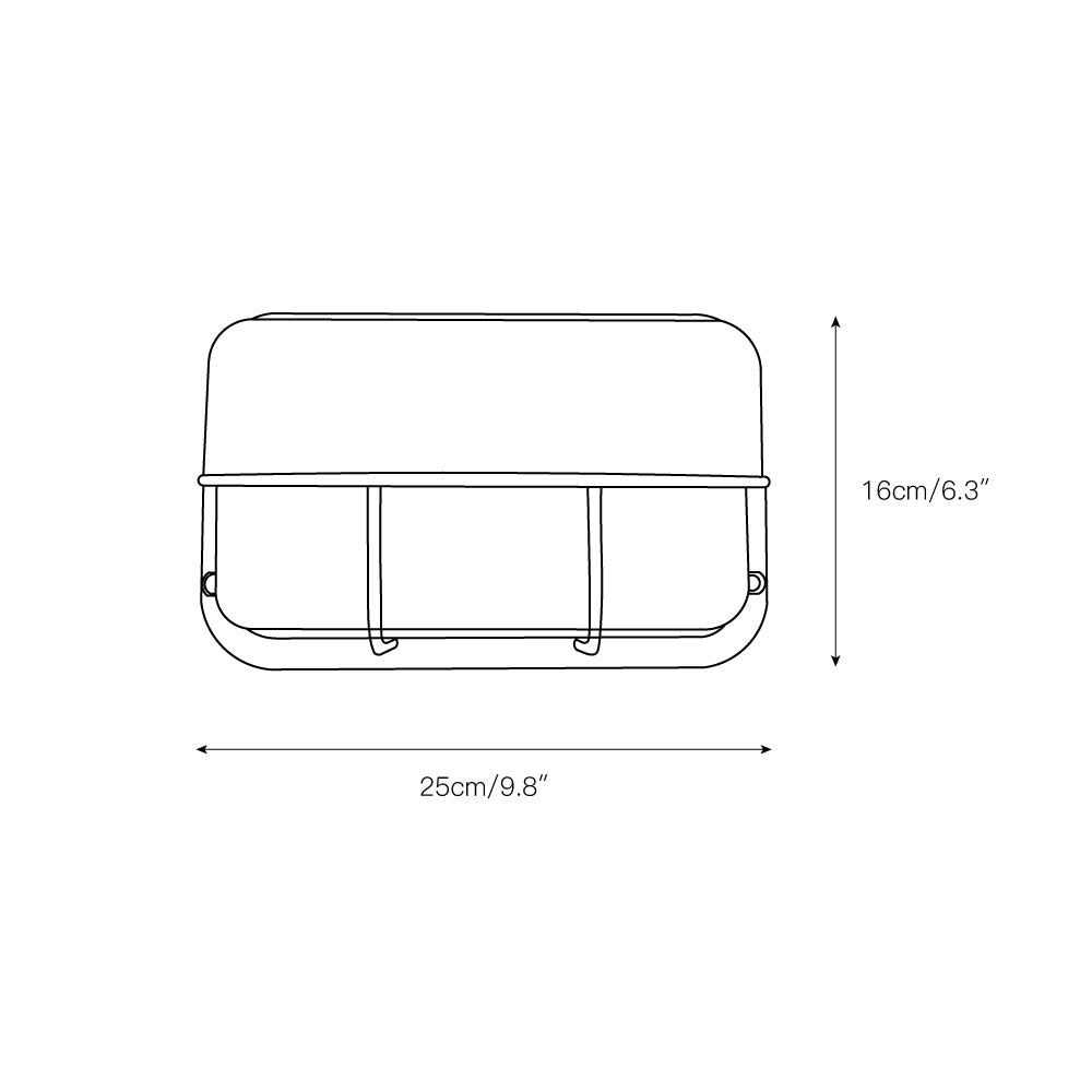 Aplique marino para exteriores