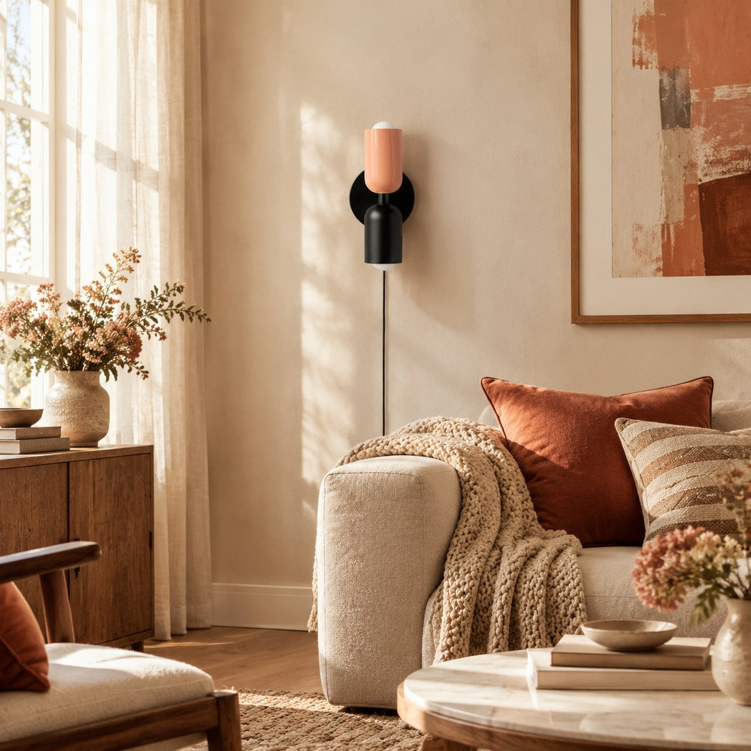 Couleur Double Up-and-Down Plug-In Wall Light