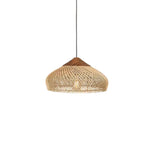 Bild in Gallery-Viewer laden, Woven Rattan Wood Plug-In Pendant Light