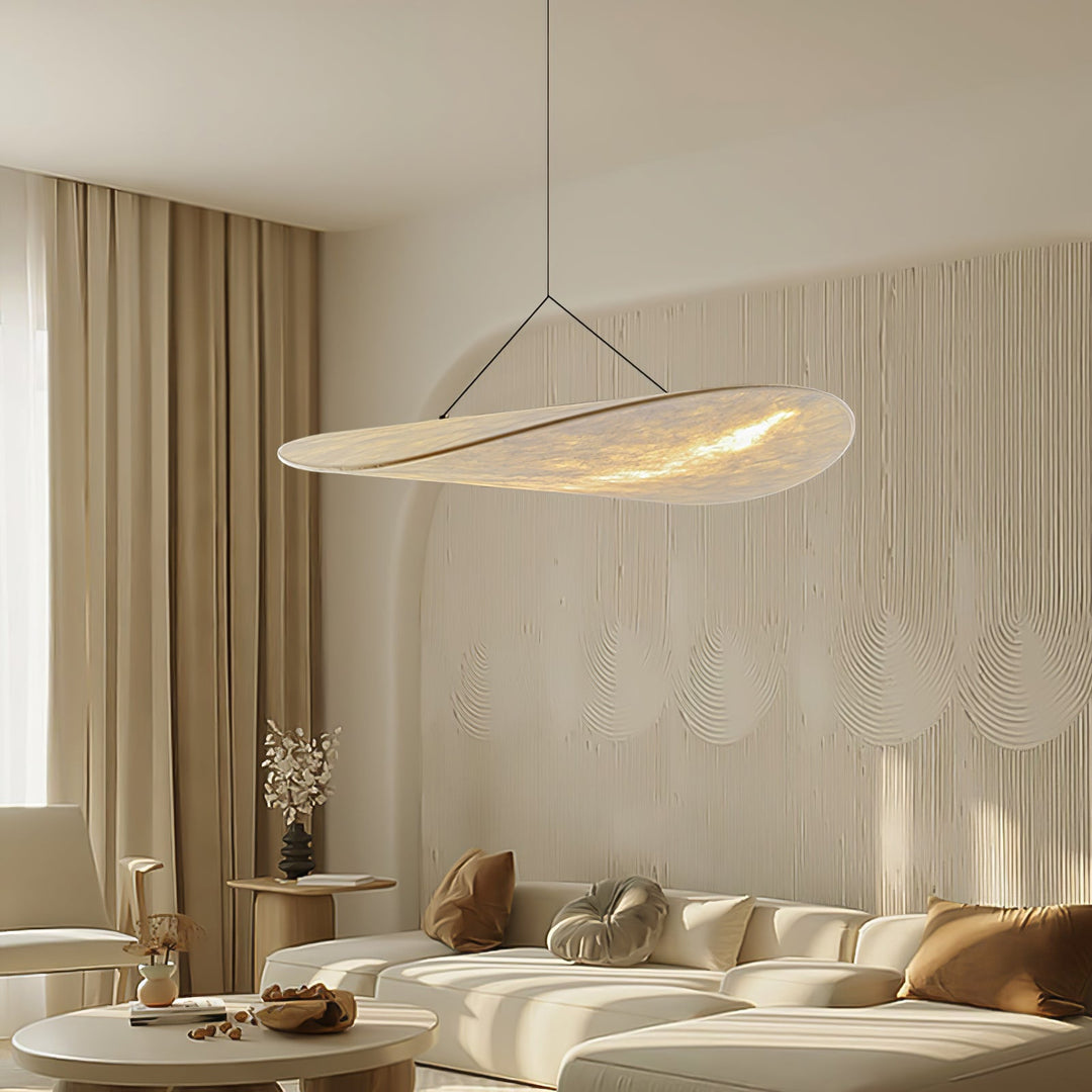 Cloudlike Mulberry Silk Plug-In Pendant Light