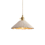 Bild in Gallery-Viewer laden, Textured Cement Gold Plug-In Swag Pendant