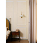 Charger l'image dans la visionneuse de galerie, Applique murale vintage contemporaine avec structure courbée pour chambre, salon et couloir