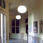 Bild in Gallery-Viewer laden, Frosted White Oval Plug-In Pendant Light