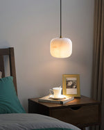 Load image into Gallery viewer, Alabaster Bedside Pendant Light