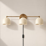 Charger l'image dans la visionneuse de galerie, Metio Dome Mid-Century Metal Plug-In Wall Light
