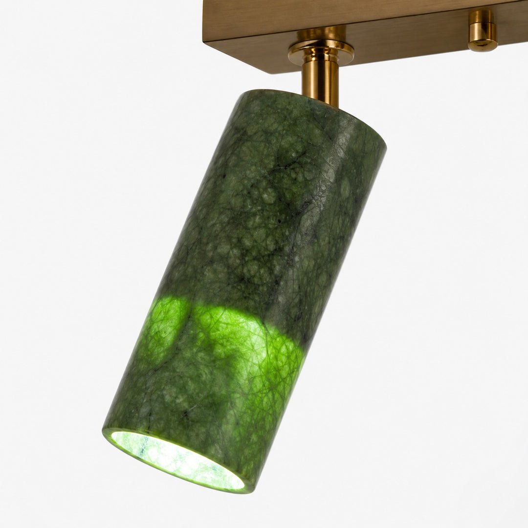 W-3433 natural jade flush mount ceiling light image 18
