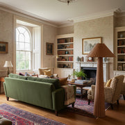 Wickara Geflochtene Stehlampe – Skulpturales Rattan-Design mit natürlichem Rattan-Stil, geeignet für Wohnzimmer & Schlafzimmer