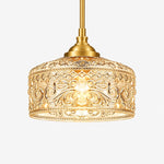 Charger l'image dans la visionneuse de galerie, Vintage Adjustable Glass Pendant Light