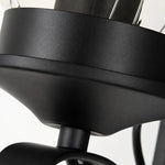 Cargar imagen en el visor de la Galería, Matte black metal finish and mounting cup close view