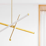 Load image into Gallery viewer, Voro Led Rod Chandelier - Linear Sputnik Modern Minimalist Lighting
