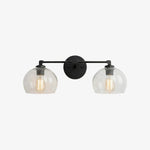 Charger l'image dans la visionneuse de galerie, Auruca Globe Wall Light Bellflower Inspired Shape - Minimalist Metal Glass Sconce for Living Room