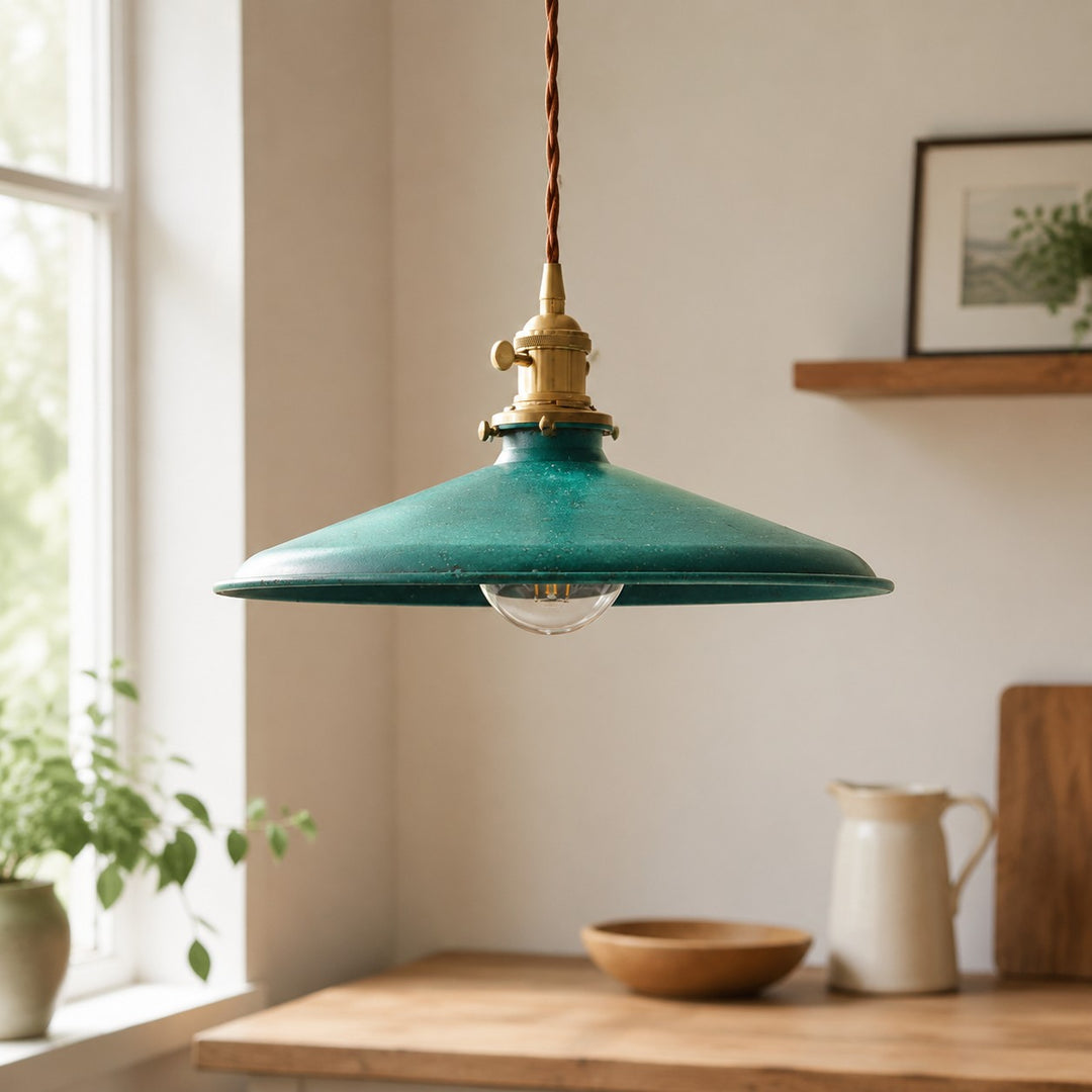 Japanese Retro Metal Pendant Light