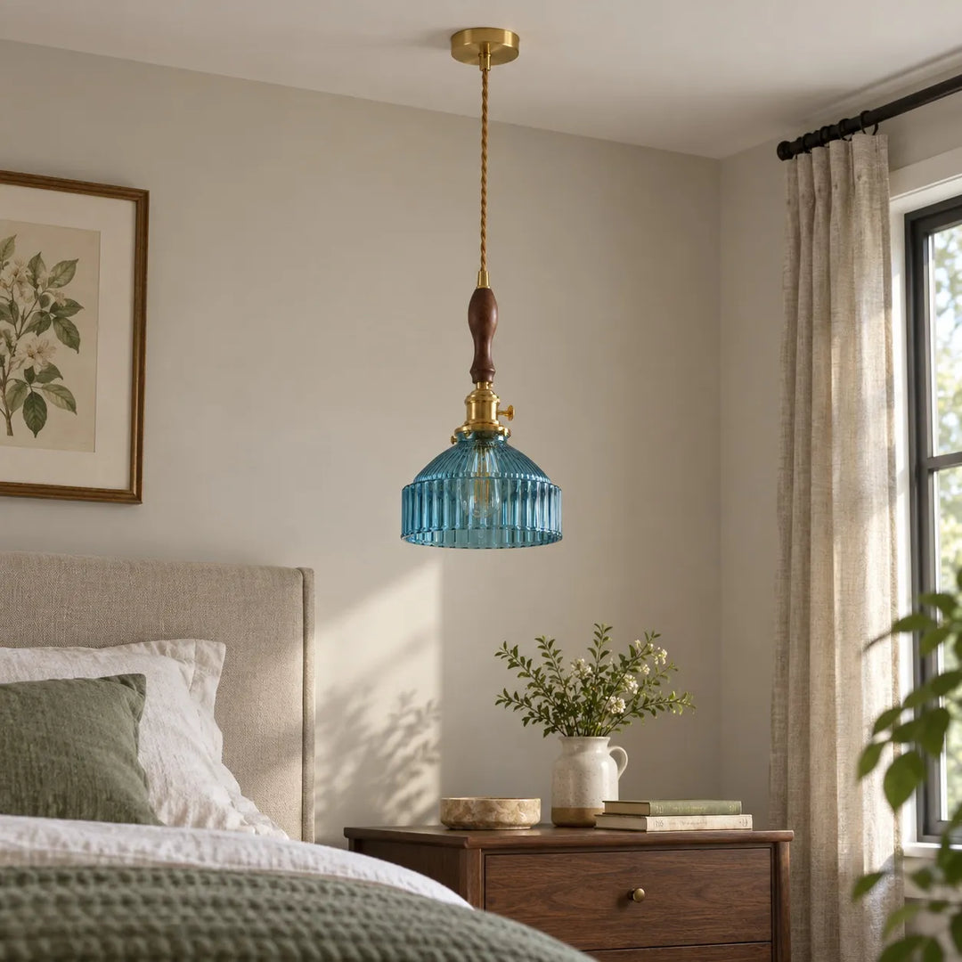 Colored Glass Pendant Light