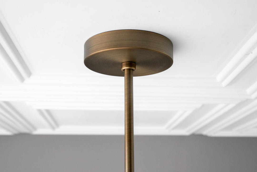 Bauernhaus Linearer Kronleuchter – Rustikaler Lichtpendel für Esszimmer & Küche