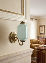 Load image into Gallery viewer, Vintage Milk Glass Sconce Bedside Hallway Eloise Wall Sconce
