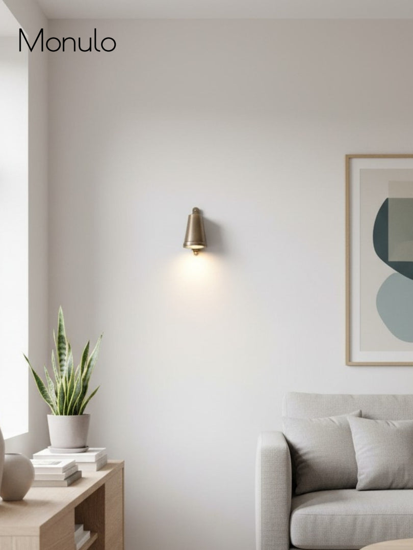 Aplique industrial de exterior – Aplique impermeable con forma de campanilla