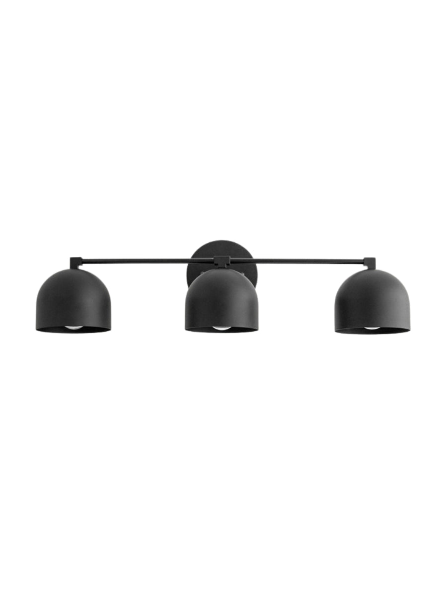 Metio Dome Vanity Wall Light – Mid-Century Fixture for Bathroom