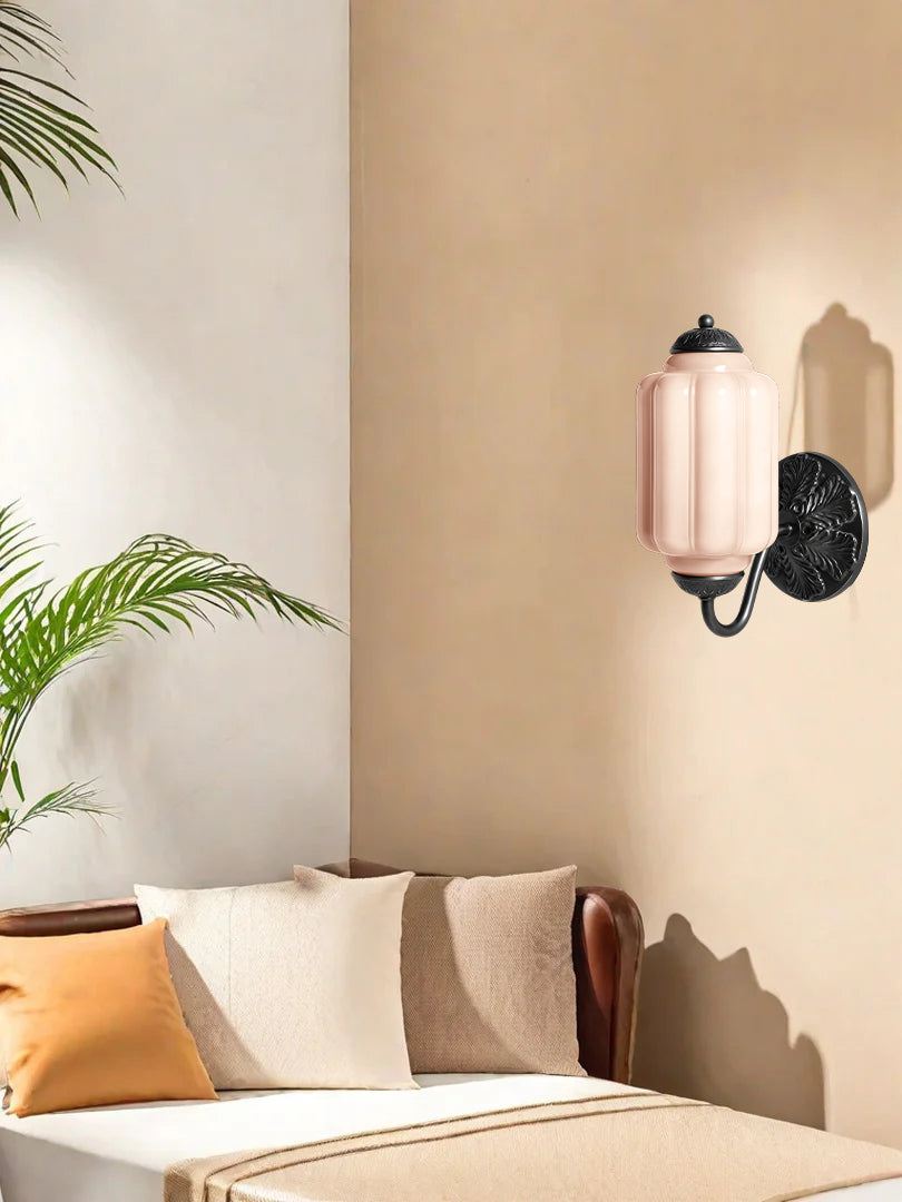 Vintage Milk Glass Sconce Bedside Hallway Eloise Wall Sconce