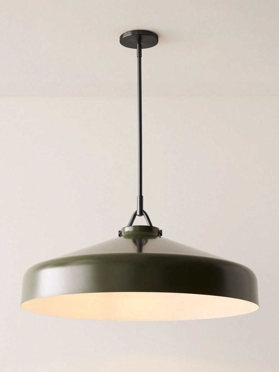 Hanton Nordic Metal Henry Pendant Light - Minimalist Glass And Metal Shade