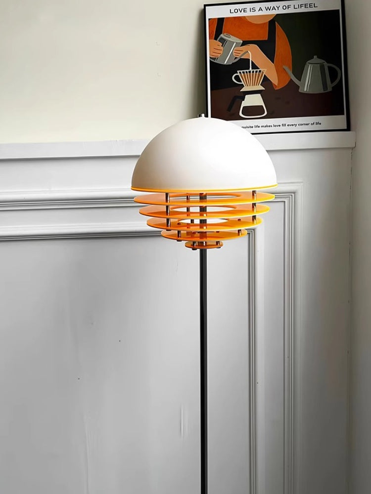 Bauhaus Acrylic & Glass Sunset Floor Lamp for Living Room - AFTERGLOW S3