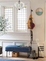 Load image into Gallery viewer, Vintage Glass Outdoor Semi Flush Mount Eloise Pendant Lamp
