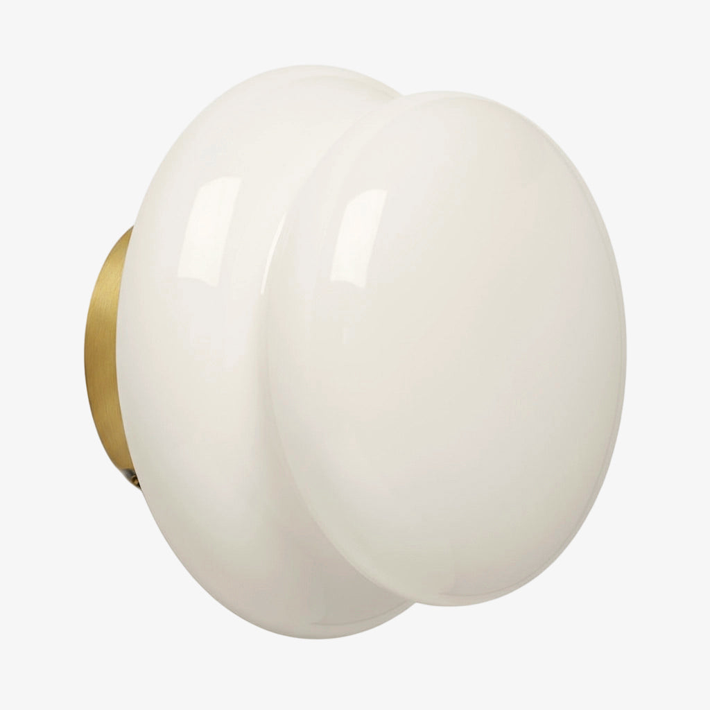 Aplique de pared Coloria Modern Colorful Opal Glass Globe – Ideal para salas de estar y dormitorios