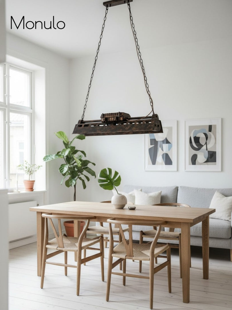 Vintage Loft Chandelier - Industrial Steampunk