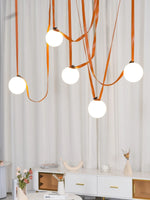 Charger l&#39;image dans la visionneuse de galerie, Suspension modulaire au design sculptural en forme de ceinture
