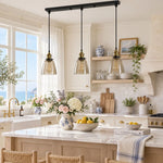 Load image into Gallery viewer, Industrial Glass Pendant Light