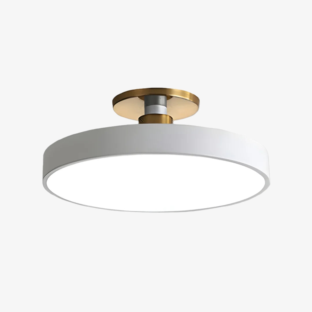 Lumiflexa Plafonnier Rond Minimaliste - Design Contemporain pour Couloir et Bureau
