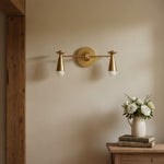 Charger l&#39;image dans la visionneuse de galerie, Pyralis Cone Modern Art Deco Lighting - Vintage Style Vanity Sconce Light
