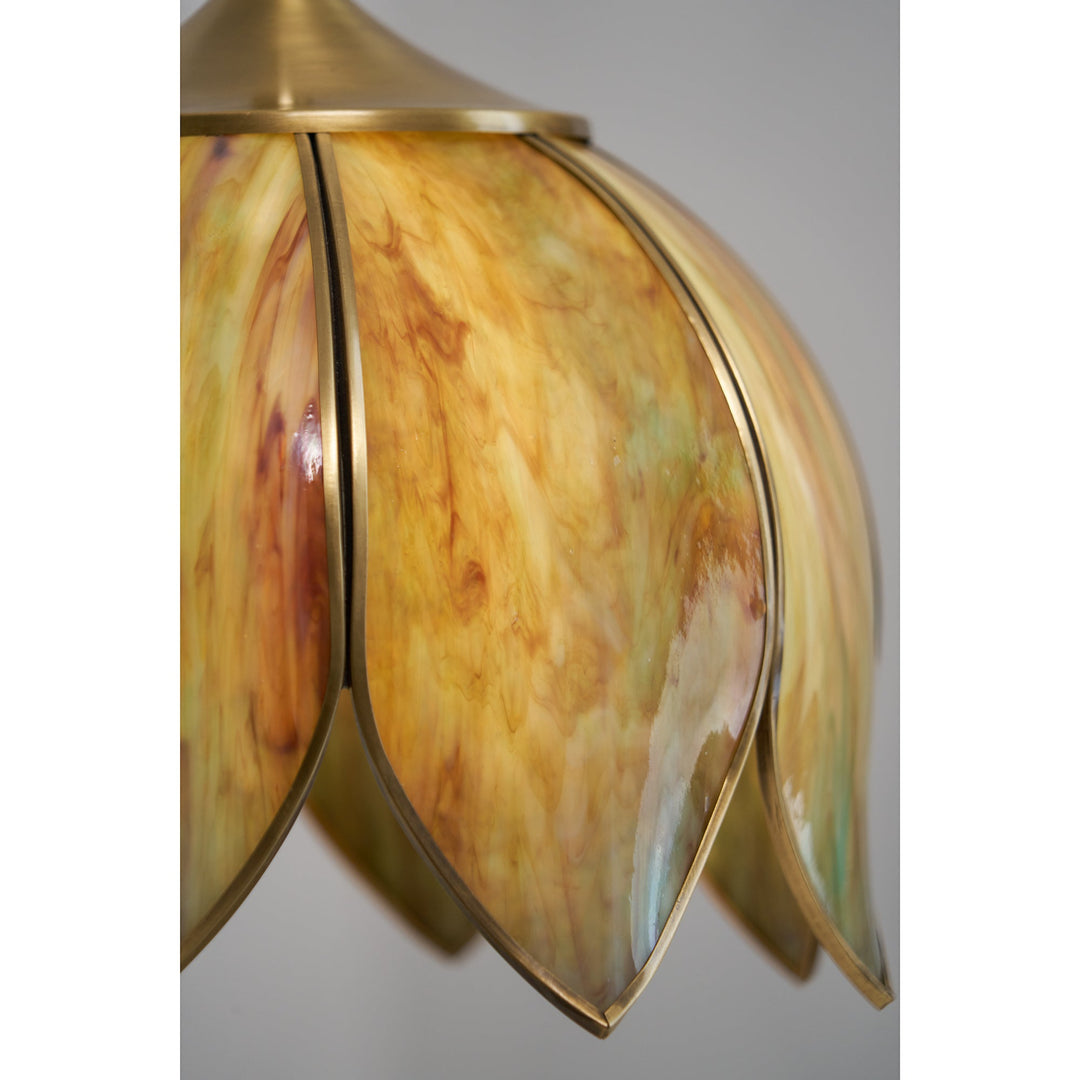 Lampe à suspension rétro Lotus