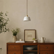 White ceramic pendant light