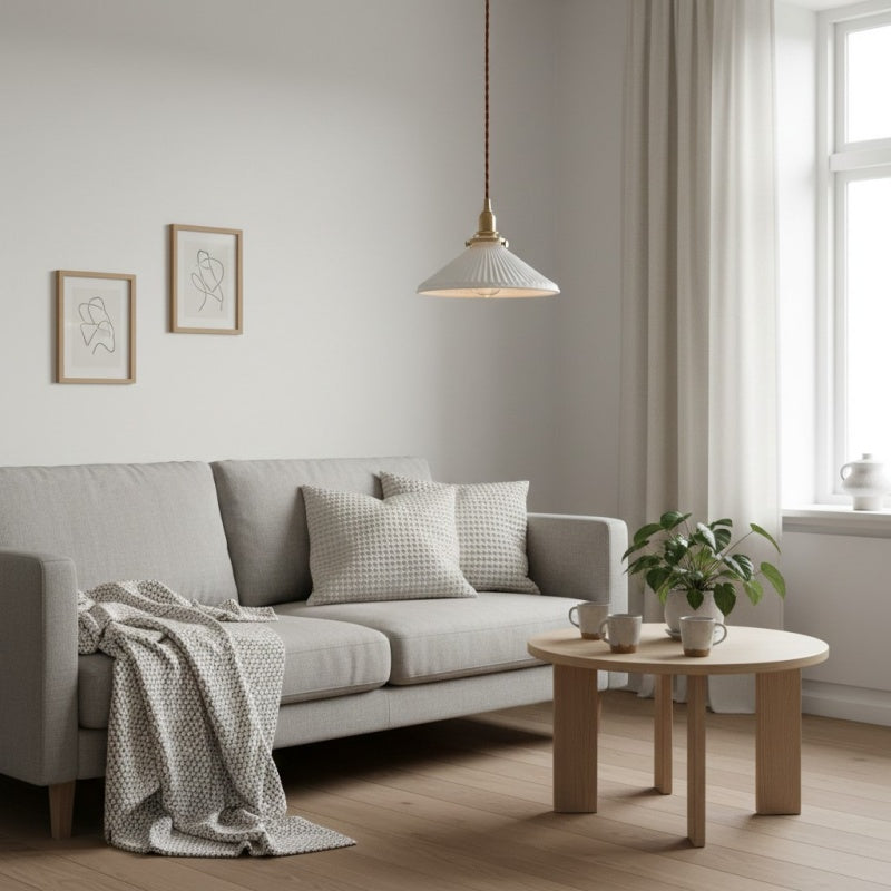 Lampe suspendue décorative Ceramodeco Glow – Luminaire suspendu d'inspiration artistique pour salles à manger N13