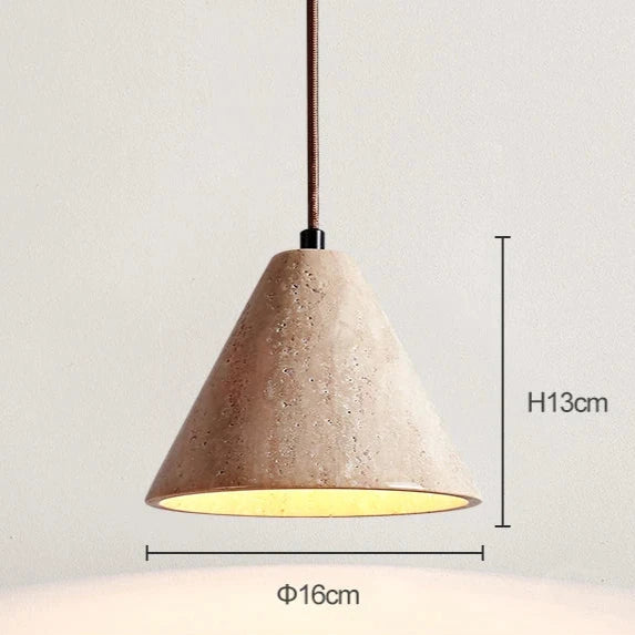 Travertin Moderne LED-Hängeleuchte