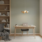 Bild in Gallery-Viewer laden, Leaf Vein Glass Plug-In Pendant Lamp
