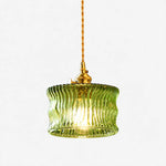 Cargar imagen en el visor de la Galería, Green Willow glass pendant light