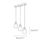 Charger l&#39;image dans la visionneuse de galerie, Lampe à suspension en verre et corde de chanvre
