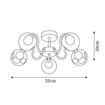 Cargar imagen en el visor de la Galería, Lámpara de techo Bloom Orb
