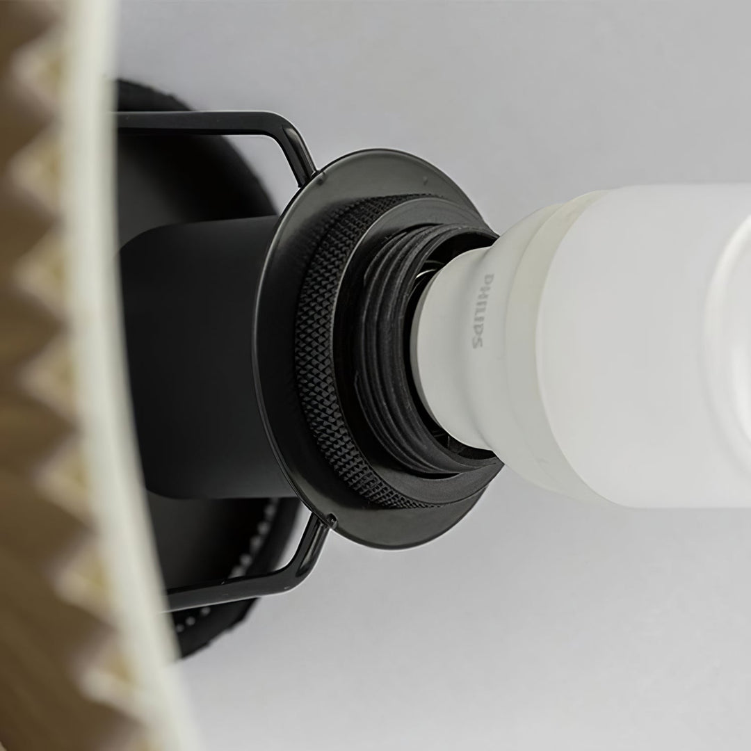 Lampe suspendue plissée Demare