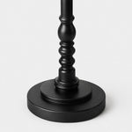 Load image into Gallery viewer, Turned-Wood Floor Lamp with Fabric Shade