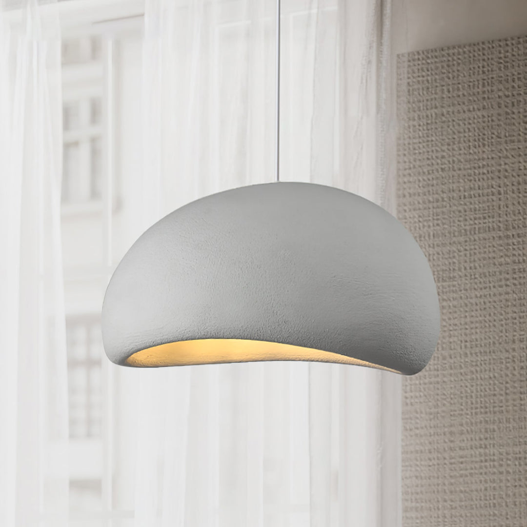 Sculptural Polystyrene Ceiling Pendant Light