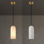 Bild in Gallery-Viewer laden, Nordisch Modern Alabaster Monty Pendelleuchte