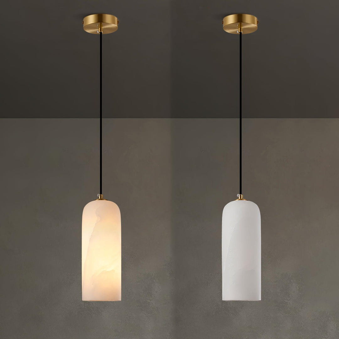 Nordisch Modern Alabaster Monty Pendelleuchte