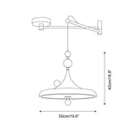 Load image into Gallery viewer, Ballora Swing Arm Pendant Lamp