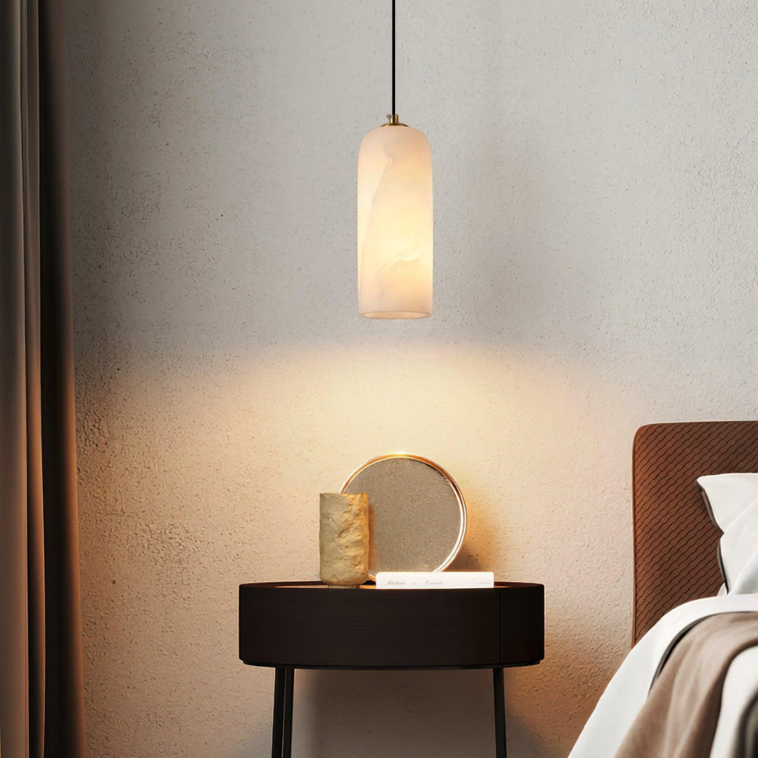 Nordisch Modern Alabaster Monty Pendelleuchte