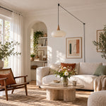 Bild in Gallery-Viewer laden, Kitchen Island Lighting Plug-in Glass Pendant Light