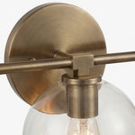 Charger l'image dans la visionneuse de galerie, Auruca Globe Wall Light Bellflower Inspired Shape - Minimalist Metal Glass Sconce for Living Room